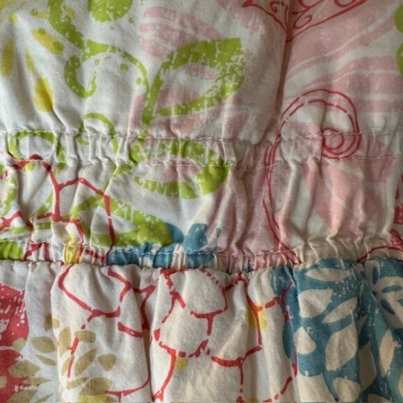 Girls Cherokee Multicolor Floral Print Dress 3T Cotton Sleeveless Sundress - Picture 8 of 10